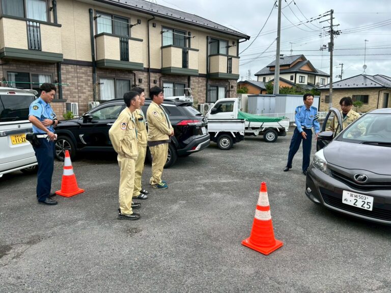 若手社員向け交通指導会を実施しました