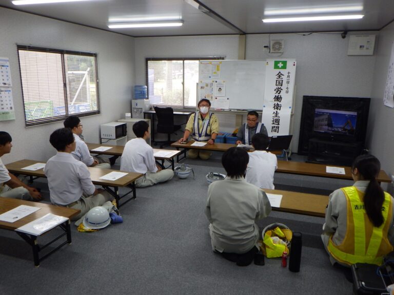 就業体験技術実習（インターンシップ）により、古川工業高校生徒7名を受け入れました。